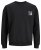 Jack & Jones JCOFILO Crew Neck Sweater with Back Print Black - Puloveri & dukserice - Muške Puloveri & dukserice veliki brojevi