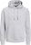 Jack & Jones BRADLEY Hoodie Light Grey Melange - Puloveri & dukserice - Muške Puloveri & dukserice veliki brojevi