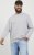 Jack & Jones BRADLEY Sweatshirt Light Grey Melange - Puloveri & dukserice - Muške Puloveri & dukserice veliki brojevi