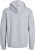 Jack & Jones BRADLEY Zip Hoodie Light Grey Melange - Puloveri & dukserice - Muške Puloveri & dukserice veliki brojevi