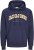 Jack & Jones CALEB Hoodie Navy Blazer - Puloveri & dukserice - Muške Puloveri & dukserice veliki brojevi