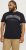 Jack & Jones CALEB VARSITY O-Neck T-Shirt Black - Majice Kratkih Rukava - Muške Majice Kratkih Rukava Veliki Brojevi 