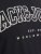 Jack & Jones CALEB VARSITY O-Neck T-Shirt Black - Majice Kratkih Rukava - Muške Majice Kratkih Rukava Veliki Brojevi 