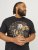 Jack & Jones JJSKULL ROCK T-Shirt Black - Majice Kratkih Rukava - Muške Majice Kratkih Rukava Veliki Brojevi 