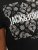 Jack & Jones JJPAISLEY T-Shirt Black - Majice Kratkih Rukava - Muške Majice Kratkih Rukava Veliki Brojevi 