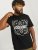 Jack & Jones JJPAISLEY T-Shirt Black - Majice Kratkih Rukava - Muške Majice Kratkih Rukava Veliki Brojevi 