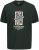 Jack & Jones XMAS Christmas Skull T-Shirt Dark Slate Grey - Majice Kratkih Rukava - Muške Majice Kratkih Rukava Veliki Brojevi 