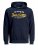 Jack & Jones Elogo Sweat Hood Navy Blazer - Puloveri & dukserice - Muške Puloveri & dukserice veliki brojevi