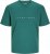 Jack & Jones STAR T-Shirt Deep Teal - Majice Kratkih Rukava - Muške Majice Kratkih Rukava Veliki Brojevi 