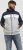 Jack & Jones RUSH White/Grey Blocking Bomber Jacket with Hood Navy Blazer - Jakne - Muške Jakne Veliki Brojevi