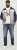 Jack & Jones RUSH White/Grey Blocking Bomber Jacket with Hood Navy Blazer - Jakne - Muške Jakne Veliki Brojevi