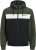 Jack & Jones RUSH Bomber Jacket with Hood Green - Jakne - Muške Jakne Veliki Brojevi