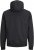 Jack & Jones RUSH SOLID Bomber Jacket with Hood Black - Jakne - Muške Jakne Veliki Brojevi