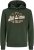 Jack & Jones 2 COL LOGO Hoodie Kombu Green - Puloveri & dukserice - Muške Puloveri & dukserice veliki brojevi