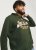 Jack & Jones 2 COL LOGO Hoodie Kombu Green - Puloveri & dukserice - Muške Puloveri & dukserice veliki brojevi