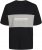 Jack & Jones LEGACY BLOCKING T-Shirt Black - Majice Kratkih Rukava - Muške Majice Kratkih Rukava Veliki Brojevi 