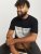 Jack & Jones LEGACY BLOCKING T-Shirt Black - Majice Kratkih Rukava - Muške Majice Kratkih Rukava Veliki Brojevi 