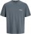 Jack & Jones Lington Crew Neck T-Shirt Grey - Majice Kratkih Rukava - Muške Majice Kratkih Rukava Veliki Brojevi 