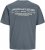 Jack & Jones Lington Crew Neck T-Shirt Grey - Majice Kratkih Rukava - Muške Majice Kratkih Rukava Veliki Brojevi 