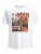 Jack & Jones Rocto T-shirt White - Majice Kratkih Rukava - Muške Majice Kratkih Rukava Veliki Brojevi 