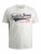 Jack & Jones JJELOGO TEE White - Majice Kratkih Rukava - Muške Majice Kratkih Rukava Veliki Brojevi 
