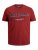 Jack & Jones JJELOGO TEE Red - Majice Kratkih Rukava - Muške Majice Kratkih Rukava Veliki Brojevi 