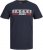 Jack & Jones CORP Logo T-Shirt Navy/PLAY 4 - Majice Kratkih Rukava - Muške Majice Kratkih Rukava Veliki Brojevi 