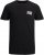 Jack & Jones CORP Logo T-Shirt Black - Majice Kratkih Rukava - Muške Majice Kratkih Rukava Veliki Brojevi 