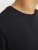 Jack & Jones CORP Logo T-Shirt Black w Small Black Print - Majice Kratkih Rukava - Muške Majice Kratkih Rukava Veliki Brojevi 