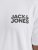 Jack & Jones CORP Logo T-Shirt White w Small Black Print - Majice Kratkih Rukava - Muške Majice Kratkih Rukava Veliki Brojevi 