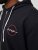 Jack & Jones JJSTAMP ZIP Hoodie Black - Puloveri & dukserice - Muške Puloveri & dukserice veliki brojevi