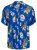 Jack & Jones JORLUKE FLORES Resort Shirt Nautical Blue - Košulje - Muške Košulje Veliki Brojevi