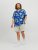 Jack & Jones JORLUKE FLORES Resort Shirt Nautical Blue - Košulje - Muške Košulje Veliki Brojevi