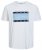 Jack & Jones JORJOSHUA T-shirt Bright White - Majice Kratkih Rukava - Muške Majice Kratkih Rukava Veliki Brojevi 