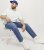 Jack & Jones GLENN ORIGINAL MF 071 Jeans Blue Denim - Traperice & hlače - Muške Traperice i Hlače Veliki Brojevi