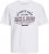 Jack & Jones JJELOGO O-Neck T-Shirt White - Majice Kratkih Rukava - Muške Majice Kratkih Rukava Veliki Brojevi 