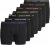 Jack & Jones BASIC Trunks 7-Pack Black - Donje rublje & kupaće hlače - muške donje rublje veliki brojevi