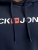 Jack & Jones CORP OLD LOGO REG FIT Hoodie Navy Blazer - Puloveri & dukserice - Muške Puloveri & dukserice veliki brojevi