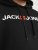 Jack & Jones CORP OLD LOGO REG FIT Hoodie Black - Puloveri & dukserice - Muške Puloveri & dukserice veliki brojevi