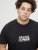 Jack & Jones Tarmac Branding Crew Neck T-Shirt Black - Majice Kratkih Rukava - Muške Majice Kratkih Rukava Veliki Brojevi 