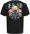 Jack & Jones Dreams Front & Back Print Crew Neck T-Shirt Black - Majice Kratkih Rukava - Muške Majice Kratkih Rukava Veliki Brojevi 