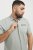 Jack & Jones Fusion Pique Zipper Polo Green/Blue - Polo majice - Muške Polo Majice Veliki Brojevi