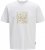 Jack & Jones Tarmac Camo Crew Neck T-Shirt Bright White - Majice Kratkih Rukava - Muške Majice Kratkih Rukava Veliki Brojevi 