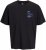 Jack & Jones Compact Crew Neck T-Shirt Black - Majice Kratkih Rukava - Muške Majice Kratkih Rukava Veliki Brojevi 