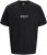 Jack & Jones Snake Crew Neck T-Shirt Black - Majice Kratkih Rukava - Muške Majice Kratkih Rukava Veliki Brojevi 