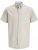 Jack & Jones Summer Shield Short Sleeve Shirt White Pepper - Košulje - Muške Košulje Veliki Brojevi