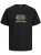 Jack & Jones Calma Crew Neck T-Shirt Black - Majice Kratkih Rukava - Muške Majice Kratkih Rukava Veliki Brojevi 