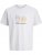 Jack & Jones Calma Crew Neck T-Shirt Gray Dawn - Majice Kratkih Rukava - Muške Majice Kratkih Rukava Veliki Brojevi 