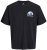 Jack & Jones Fuji Crew Neck T-Shirt Black - Majice Kratkih Rukava - Muške Majice Kratkih Rukava Veliki Brojevi 
