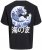 Jack & Jones Fuji Crew Neck T-Shirt Black - Majice Kratkih Rukava - Muške Majice Kratkih Rukava Veliki Brojevi 